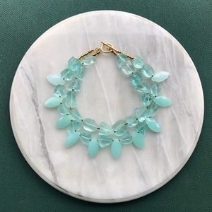 Mint Turquoise Chunky Collar Statement Necklace
